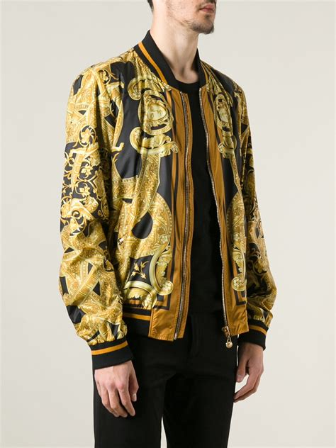 mens versace coats|Versace bomber jackets for men.